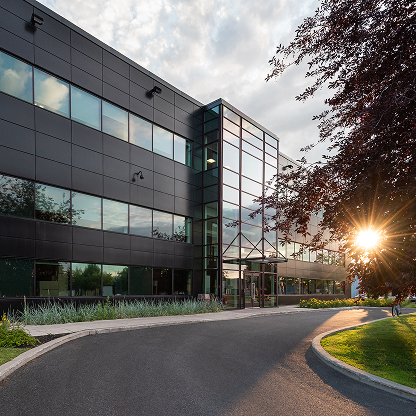 Image of the exterior of an office building