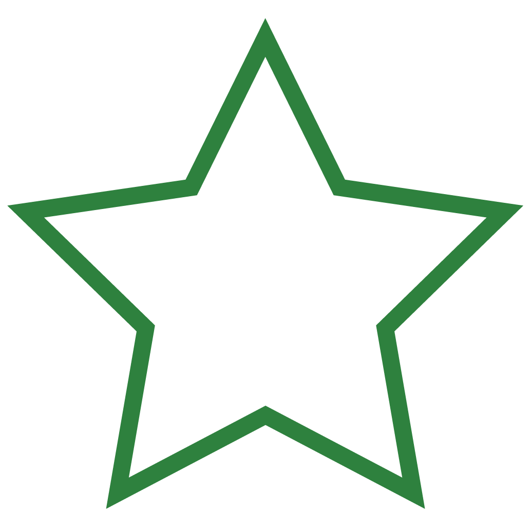 star icon - a five pointed star