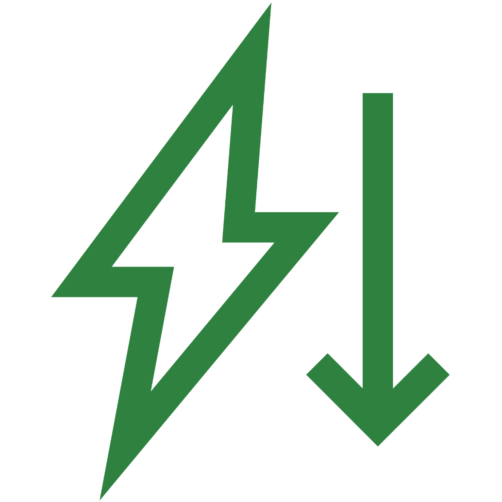 energy down icon