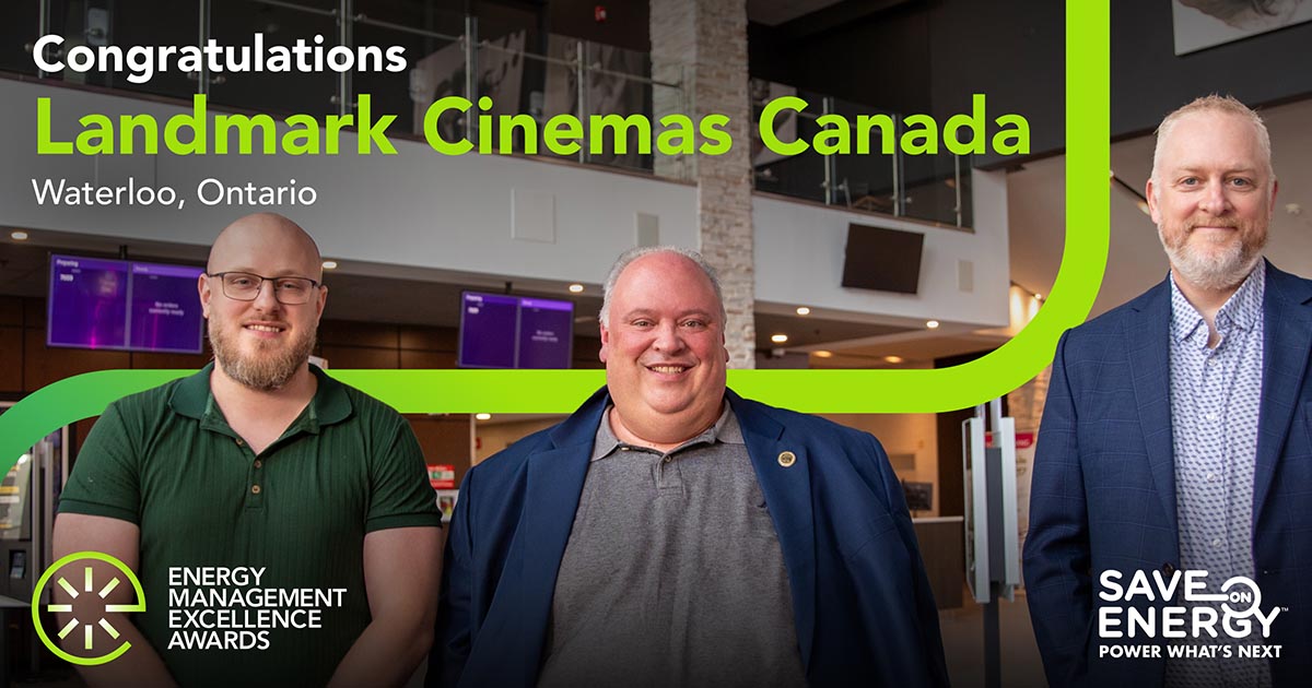 group photo of Landmark Cinemas recipients