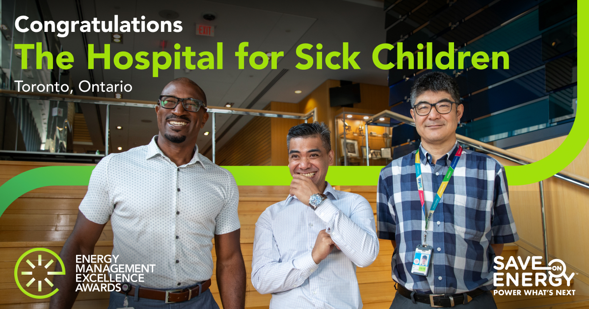 group photo of Sick Kids recipients