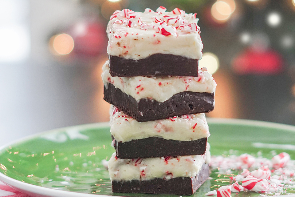 Try a simple nobake candy cane fudge recipe Save on Energy